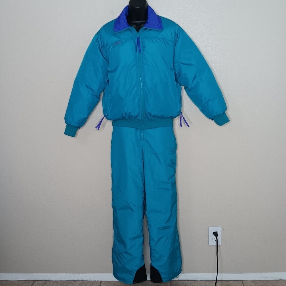 Teal and Purple Women's Jacket